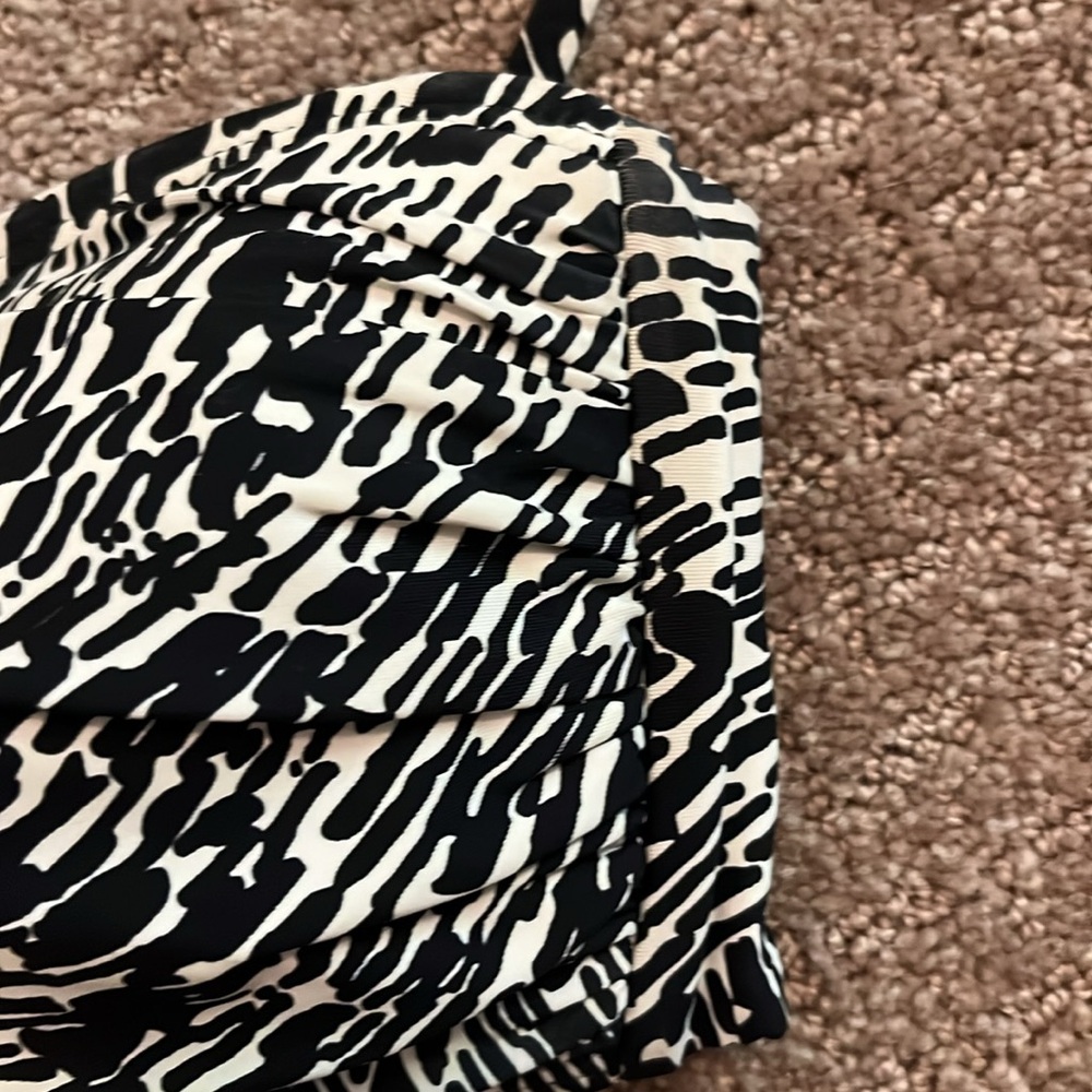 Bandeau/halter bikini top - Picture 6 of 7